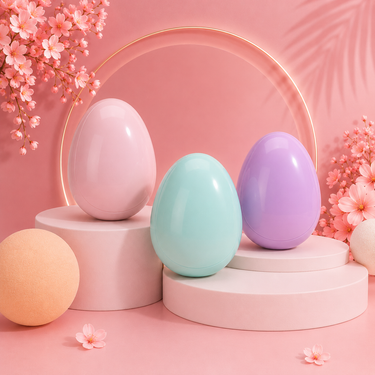 Lumivco Mini Egg Detangling Brush – Anti-Static Portable Hair Smoothing Comb