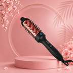 Infrared Hair Straightening Comb — Straightens & Curls, Tourmaline Ceramic