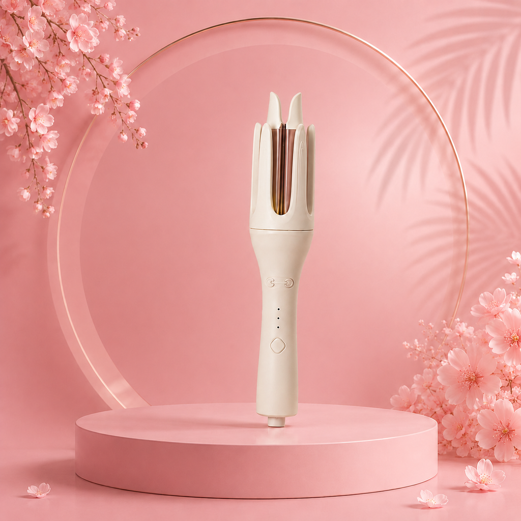 Automatic Curling Iron for Big Waves — Tourmaline Ceramic, No Heat Damage