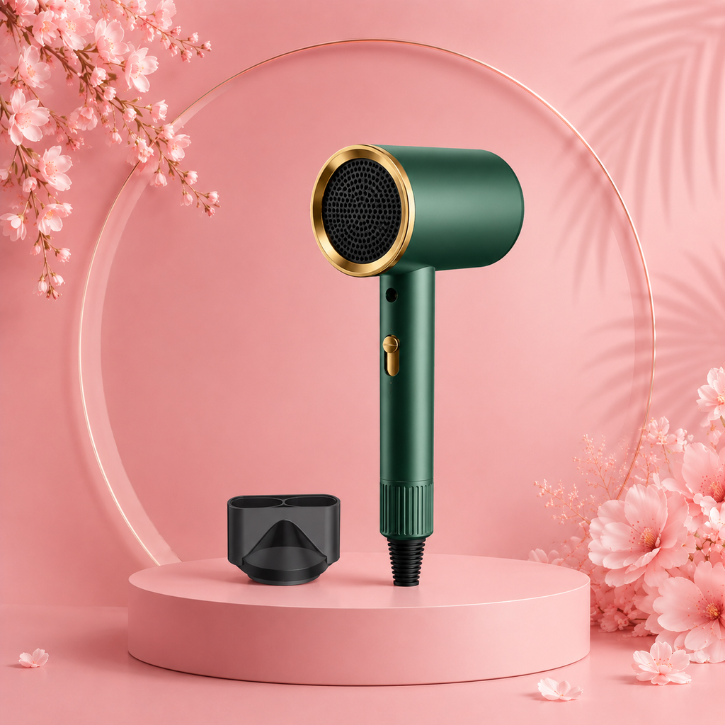 Portable Hair Dryer — High Power, Fast Drying, Gentle on Hair