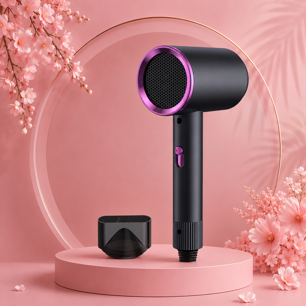 Portable Hair Dryer — High Power, Fast Drying, Gentle on Hair