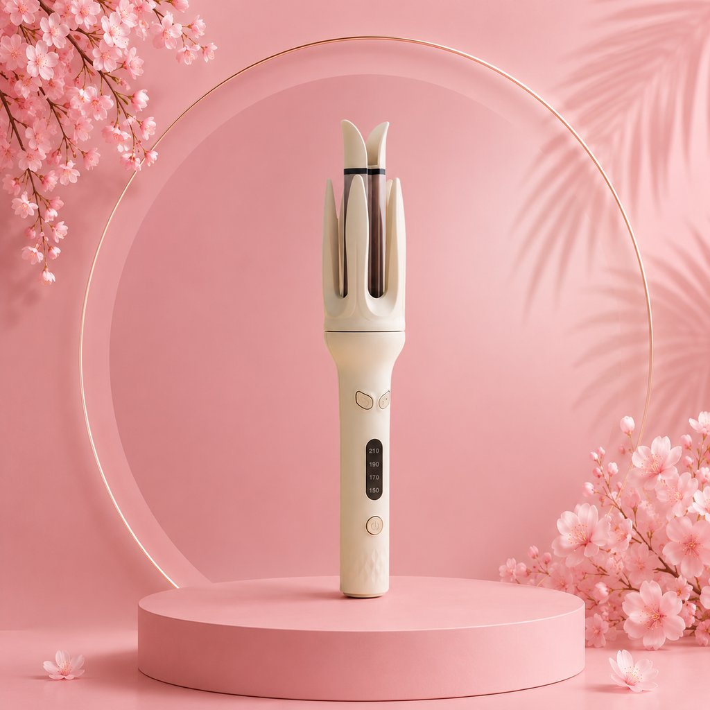 Automatic Rotating Curling Iron — Styles Hair in Under 1 Minute, No Damage