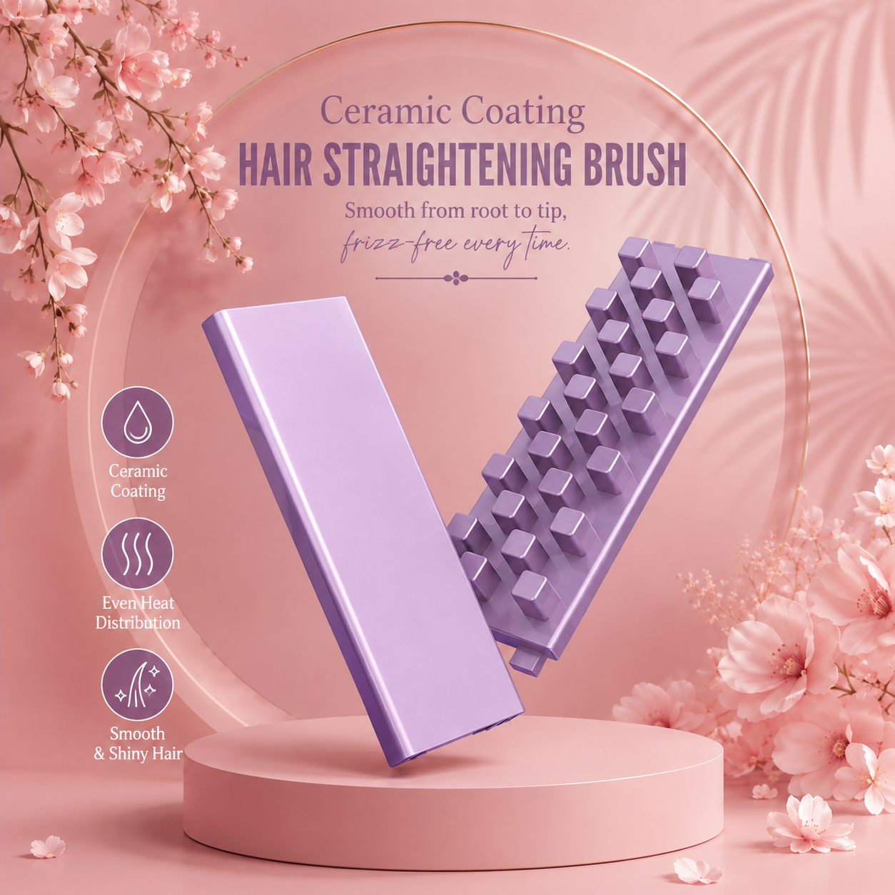 Corn Wave Hair Crimper — Negative Ion, Volumizing, No Heat Damage