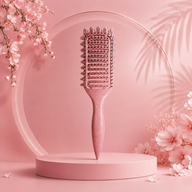 Lumivco Curl Define Styling Brush – Hollow Detangling Comb for Curly, Wavy & Thick Hair
