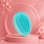 Lumivco Mini Egg Detangling Brush – Anti-Static Portable Hair Smoothing Comb
