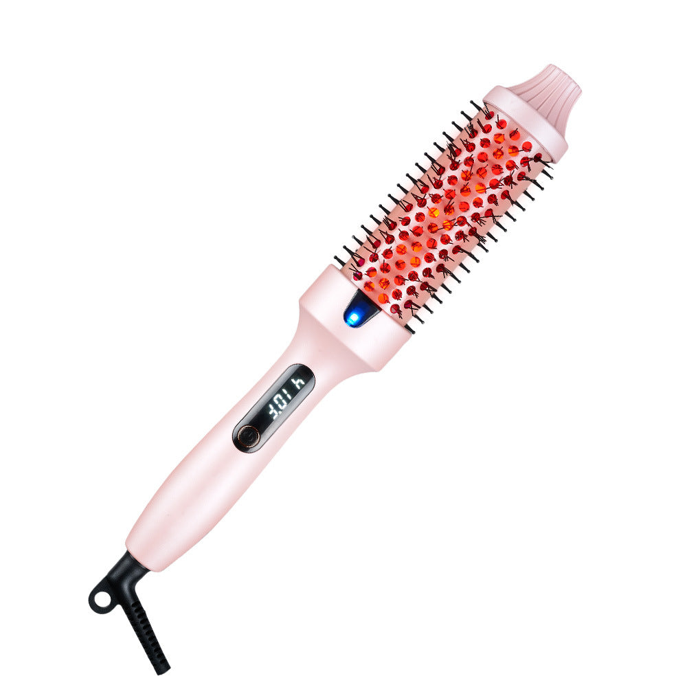 Infrared Hair Straightening Comb — Straightens & Curls, Tourmaline Ceramic