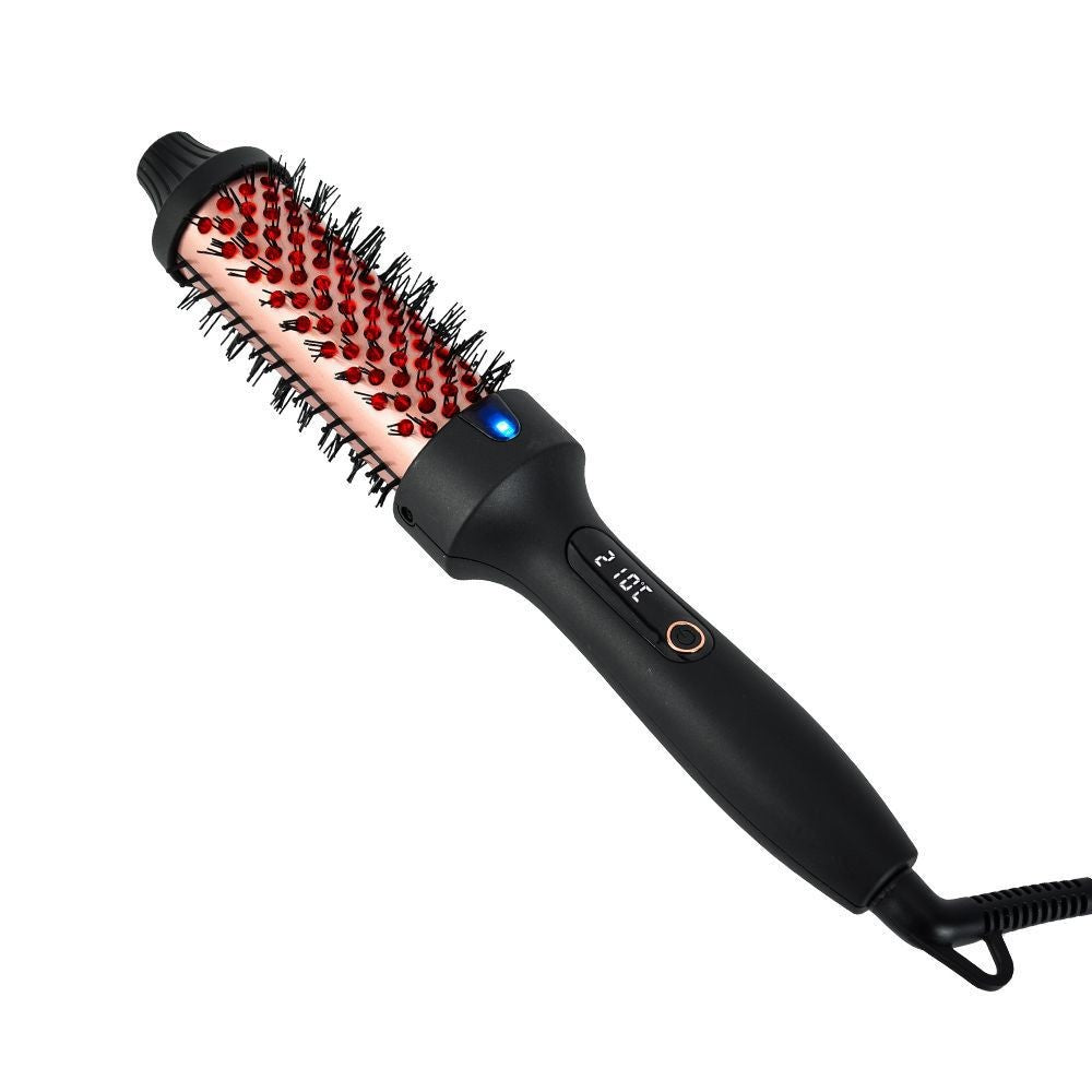 Infrared Hair Straightening Comb — Straightens & Curls, Tourmaline Ceramic