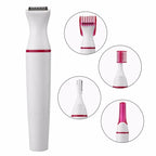 Lumivco 5-in-1 Women’s Hair Removal Kit – Electric Eyebrow Trimmer, Face Shaver & Bikini Epilator