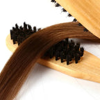 Lumivco Double-Sided Wooden Hair Comb – Anti-Static Detangling & Styling Tool