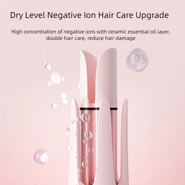 Lumivco 32mm Ionic Curling Iron Wand – Tourmaline Ceramic Professional Hair Curler with Auto Shut-Off