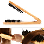 Lumivco Double-Sided Wooden Hair Comb – Anti-Static Detangling & Styling Tool