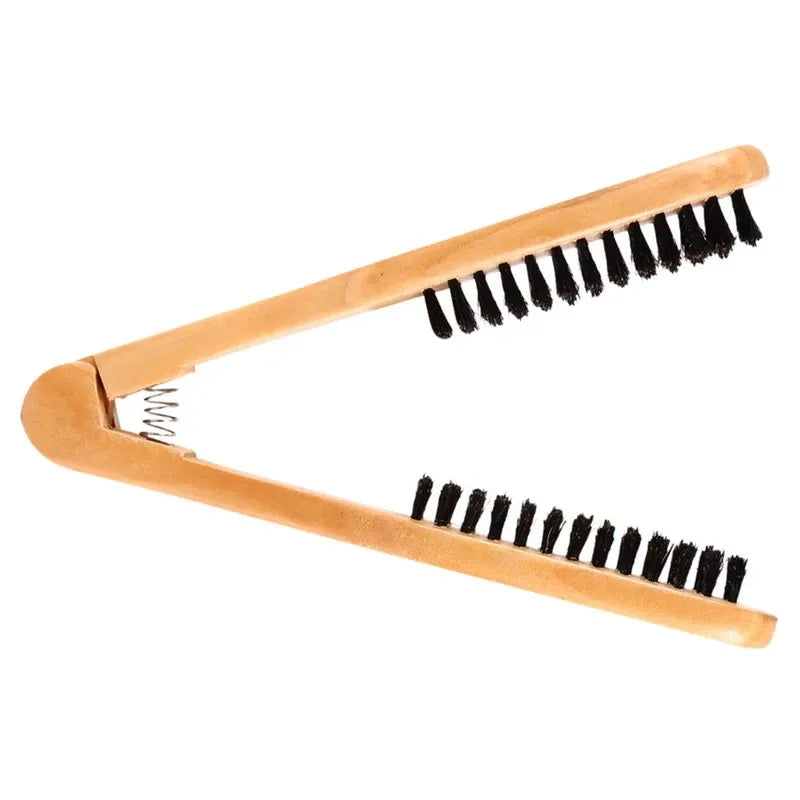 Lumivco Double-Sided Wooden Hair Comb – Anti-Static Detangling & Styling Tool