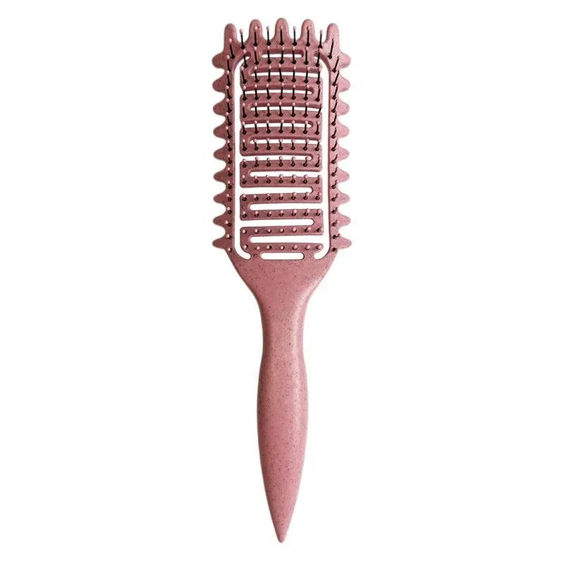 Lumivco Curl Define Styling Brush – Hollow Detangling Comb for Curly, Wavy & Thick Hair
