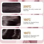 Lumivco Mini Rechargeable Hair Straightener Brush – Cordless Wet & Dry Anti-Scald Styling Comb