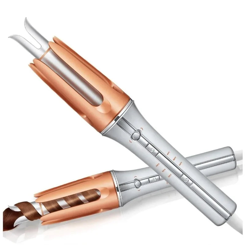 Lumivco Auto Rotating Hair Curler – 25/32mm Ceramic Barrel Automatic Curling Wand with Gift Box