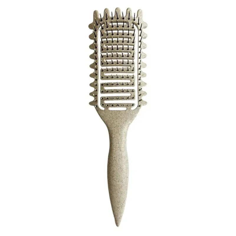 Lumivco Curl Define Styling Brush – Hollow Detangling Comb for Curly, Wavy & Thick Hair