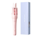 Lumivco 32mm Ionic Curling Iron Wand – Tourmaline Ceramic Professional Hair Curler with Auto Shut-Off