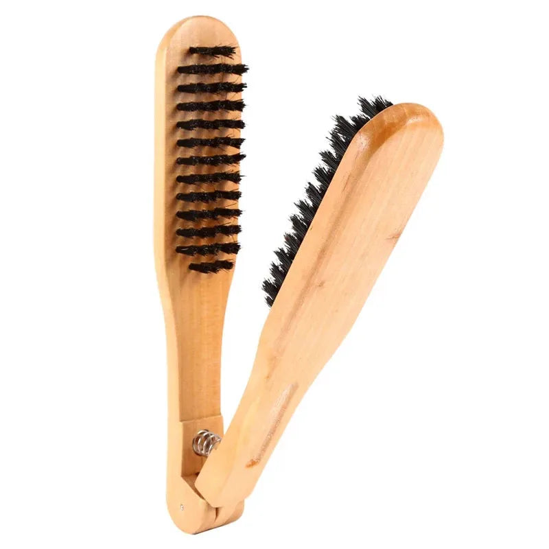 Lumivco Double-Sided Wooden Hair Comb – Anti-Static Detangling & Styling Tool