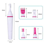 Lumivco 5-in-1 Women’s Hair Removal Kit – Electric Eyebrow Trimmer, Face Shaver & Bikini Epilator