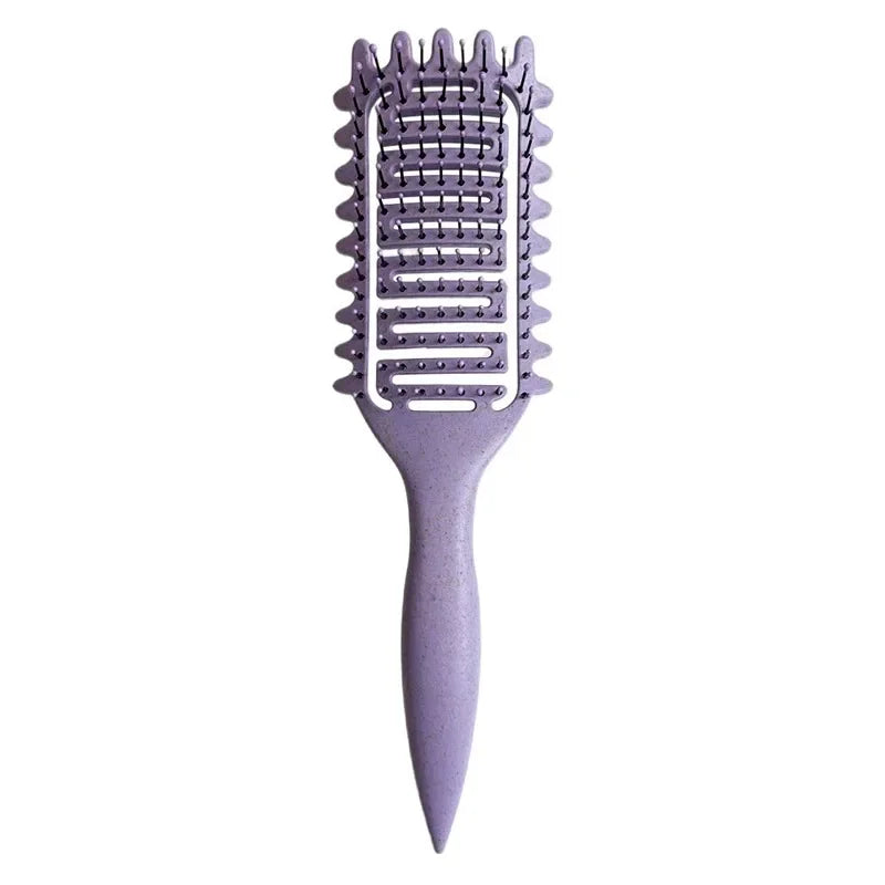 Lumivco Curl Define Styling Brush – Hollow Detangling Comb for Curly, Wavy & Thick Hair