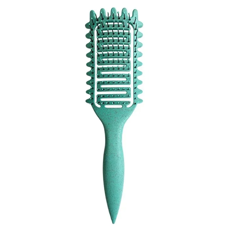 Lumivco Curl Define Styling Brush – Hollow Detangling Comb for Curly, Wavy & Thick Hair