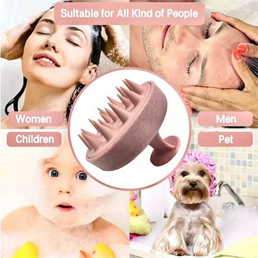 Lumivco Scalp Massage Shampoo Brush – Silicone Deep Cleansing & Hair Growth Stimulator